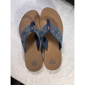 Reef Flip Flops Womens Size 10 Brown Cushioned Sandals Beach Summer Thong